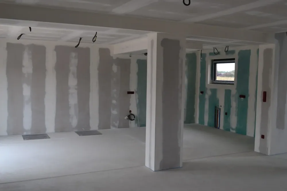 interieur maison platre